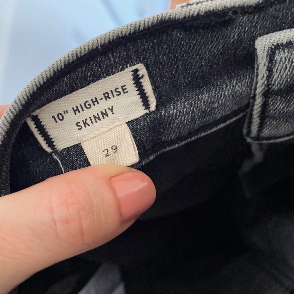 Madewell skinny jeans